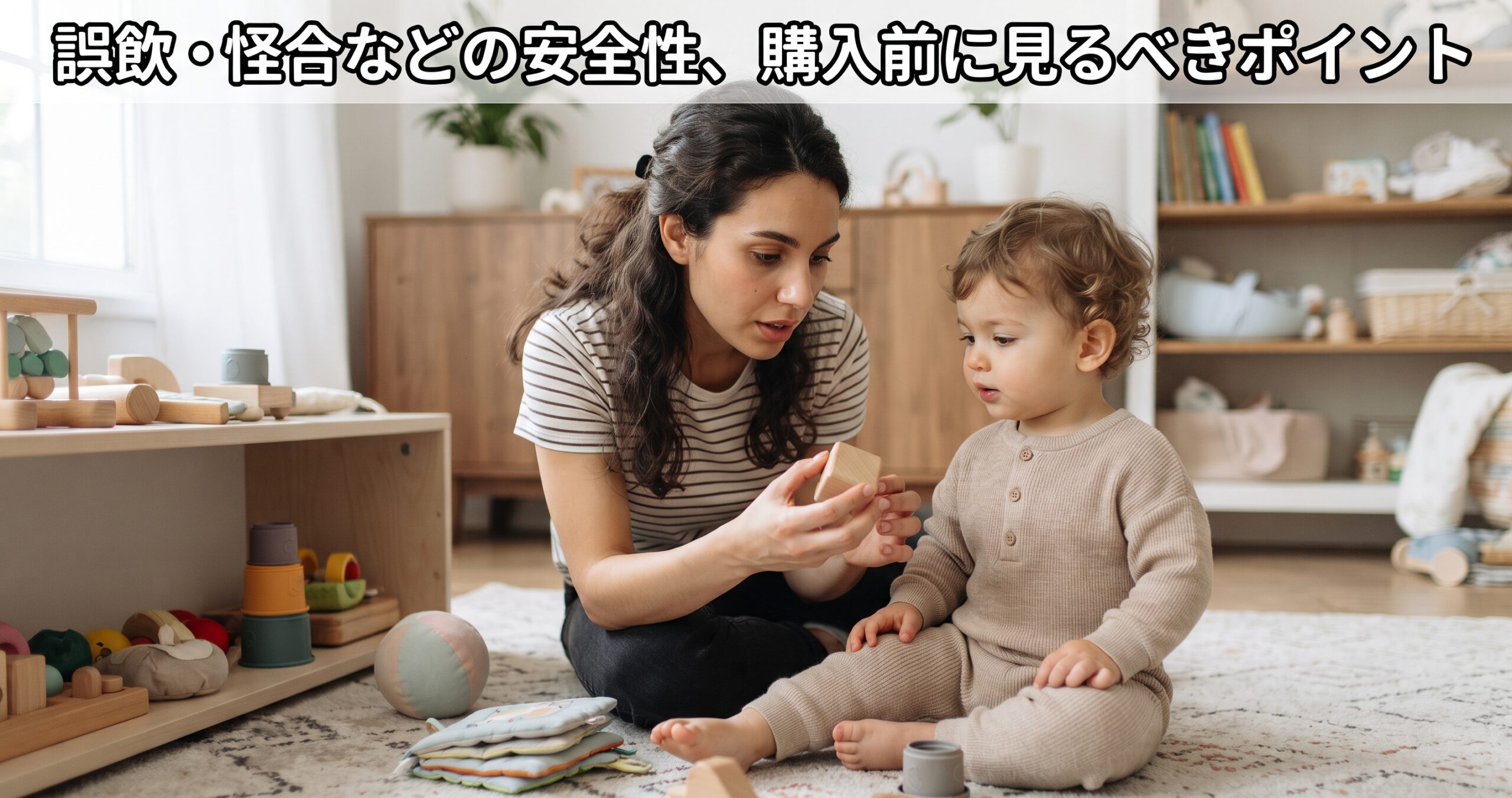 誤飲・怪我などの安全性、購入前に見るべきポイント