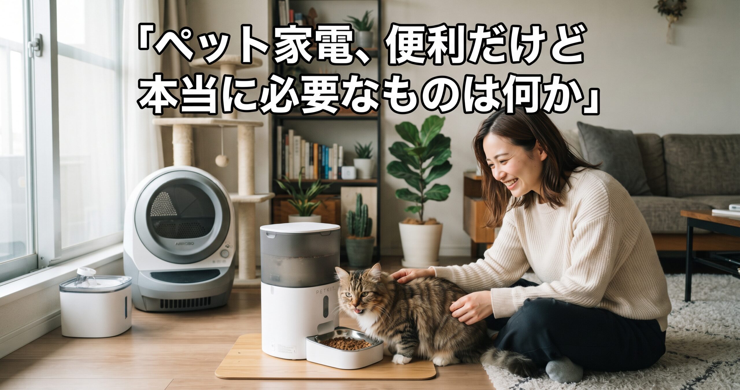ペット家電、便利だけど本当に必要なものは何か
